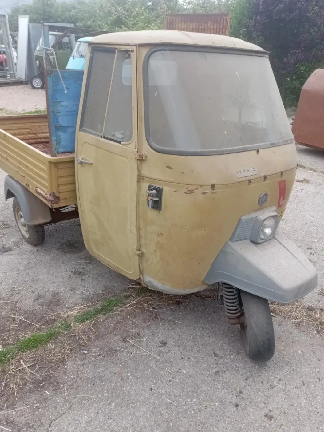 Piaggio Ape przed renowacją – początek projektu Ape Bar